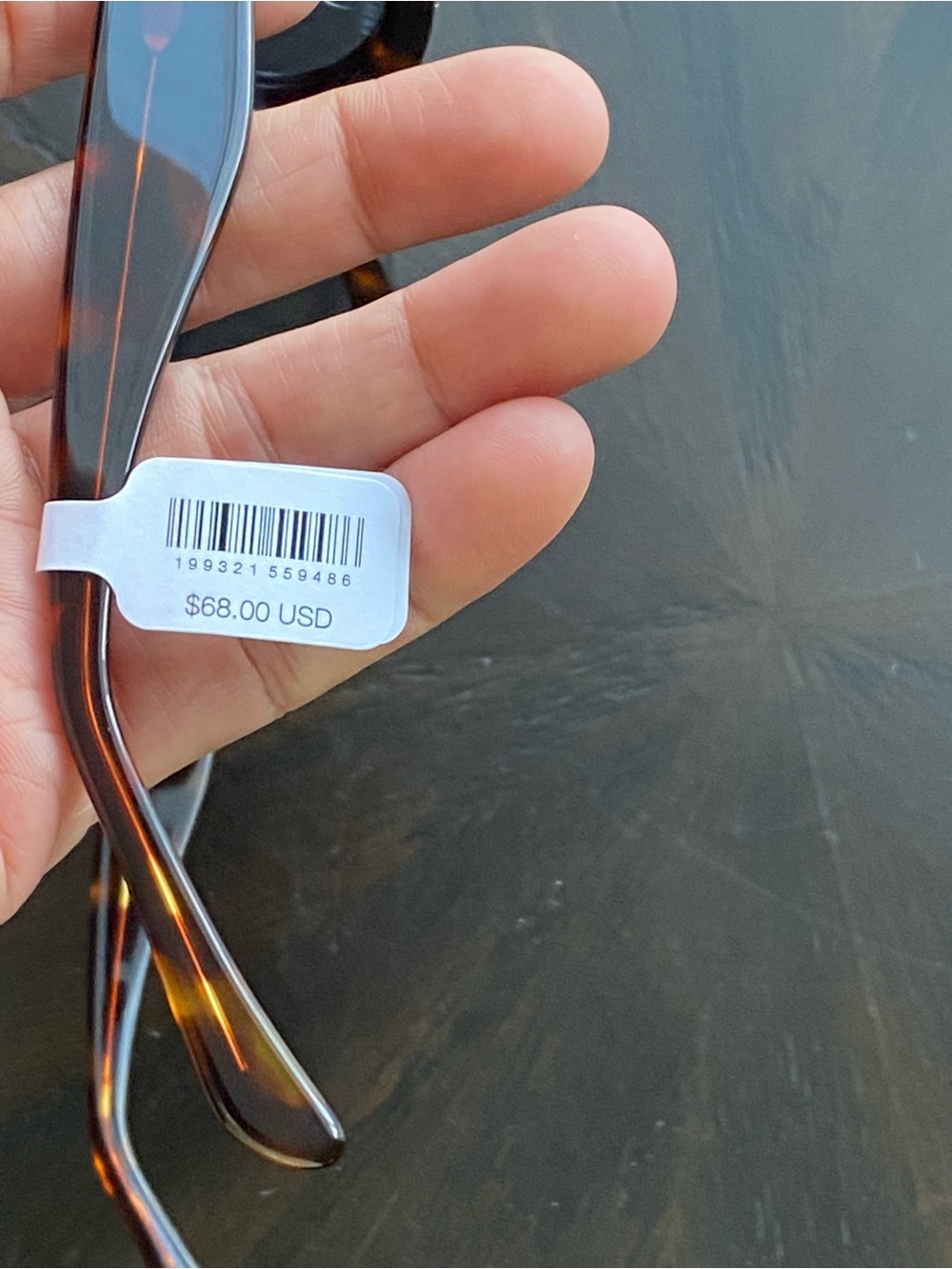 Free People NWT Tortoiseshell Oval Sunglasses 100% UV Protection - Picture 7 of 8